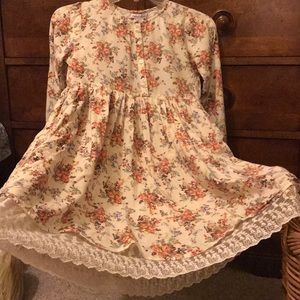 Chasing fireflies cream floral dress